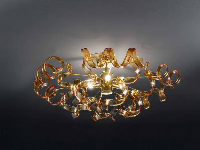 ASTRO - Crystal ceiling lamp _ Metal Lux